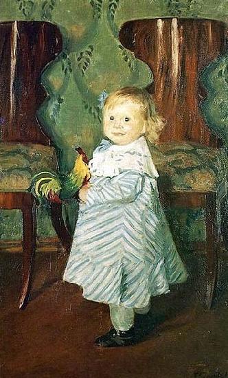Boris Kustodiev The Artist's Daughter, Irina oil painting picture